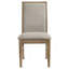Chaise d'appoint rembourrée (ensemble de 2)
