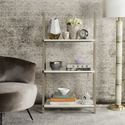 Hartley 52'' Retro Scandinavian Three Tier Shelf