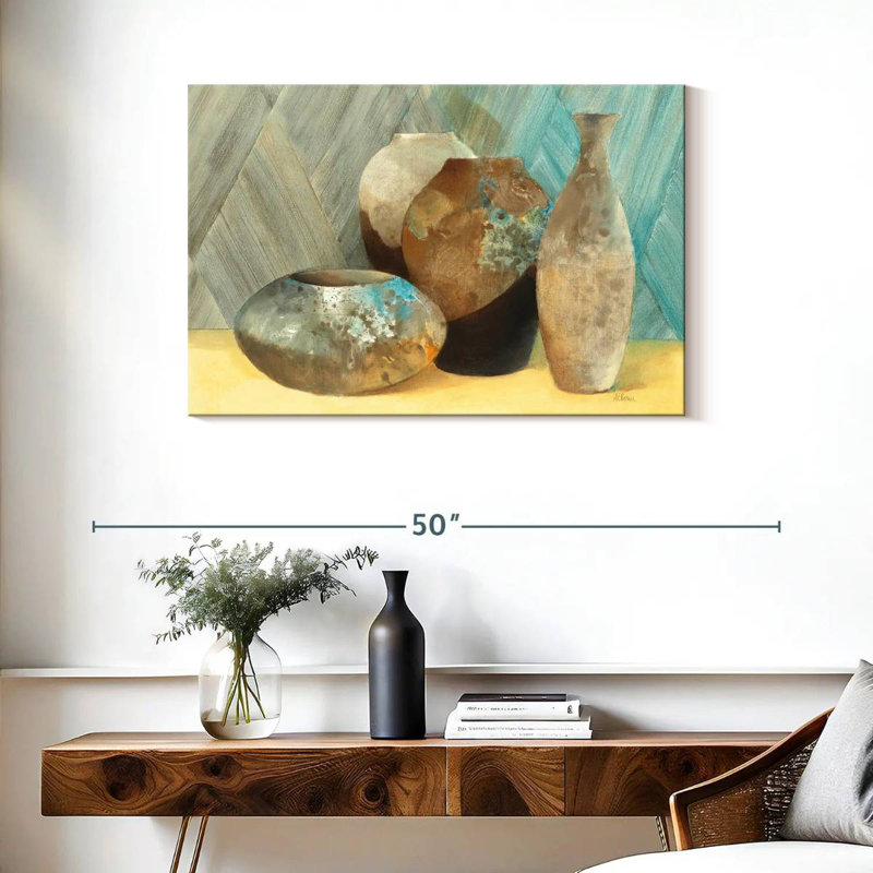 Senne Raku Study, 24" H x 36" W