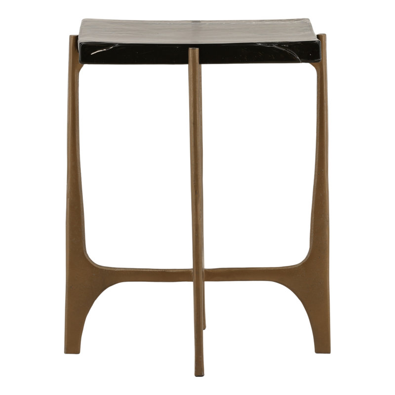 Colston Side Table Antique Brass
