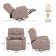 Power Recliner Chair Swivel Glider, Nursery Glider Recliner, Chenille Rocking Recliner Chair For Living Room