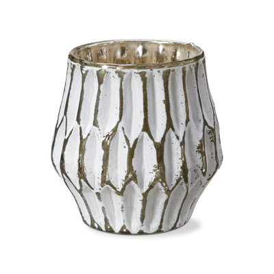 3.9'' H Glass Tabletop Tealight Holder