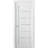 Quadro Frosted Glass Standard White Door with Installation Hardware Kit-50038702
