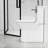 Gloss White Bathroom Toilet, 17" Height, 1.1/1.6 Dual Flush, Rimless Bowl, Soft Close Seat, 12" Rough-In, Practical Design Compliant Closing White, Noise Reduction