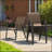 Set of 4 Stackable Outdoor Dining Chairs with Durable Metal Frame for All-Weather Use-1331684807-1331684858