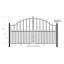 Begonia Ball Top Arched Metal Driveway Gate 122cm High-258240581