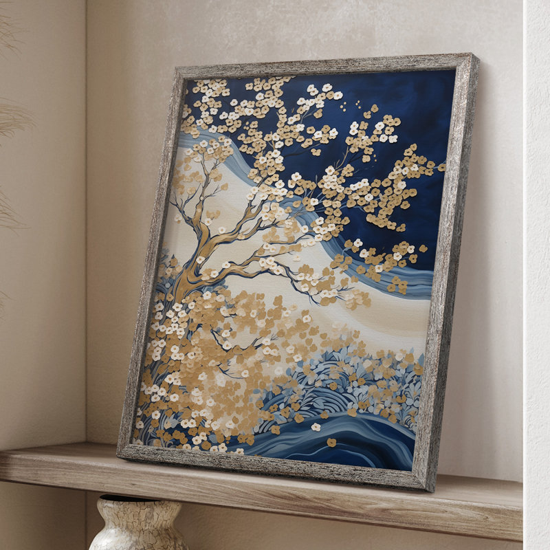 «LANDSCAPES Series CXCV», reproduction encadrée - bois massif, H 11 po x l 9 po