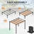 Erommy 10' X 13' Outdoor Pergola With Retractable Canopy, Heavy-duty Metal Frame And Adjustable Patio Shade Roof, Khaki-123264995-123264996