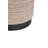 Elegant Cream 16" Round Storage Ottoman with Hidden Compartment