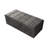 Alakay 102cm Wide Rectangle Striped Ottoman Storage Box with Hydrolic Arm-2047666032