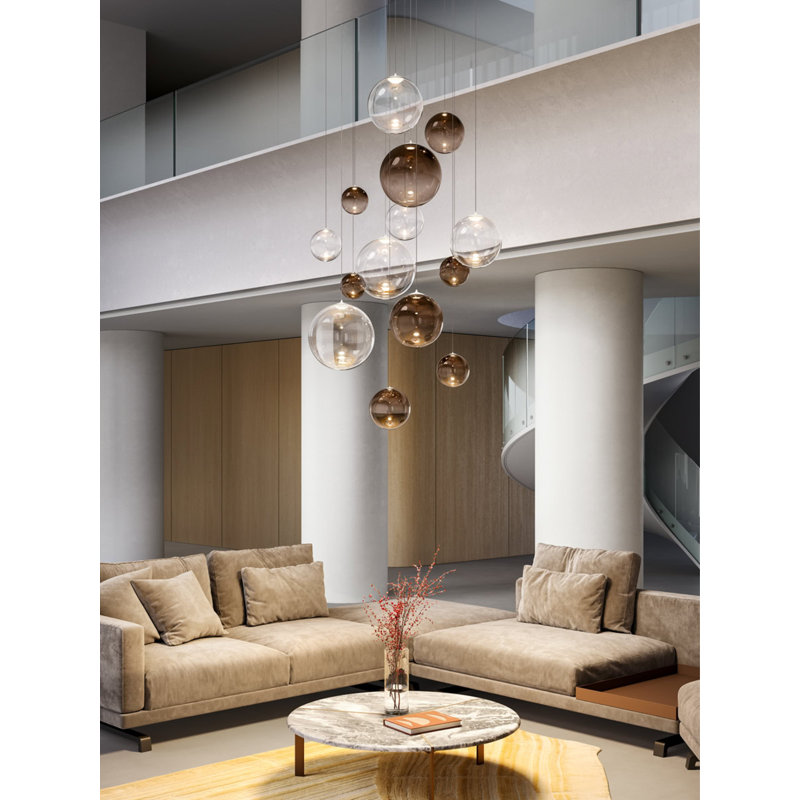 Lodes Solo 10 Suspension Lamp Low-V, Glossy Bronze