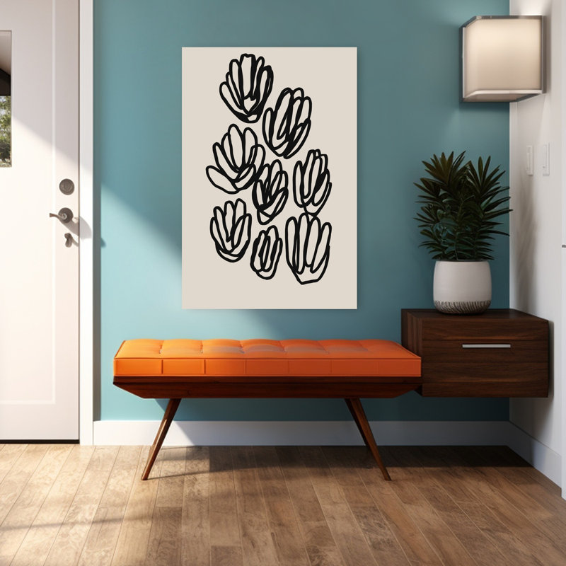 Art contemporain contemporain abstrait, H 48 po x l 32 po