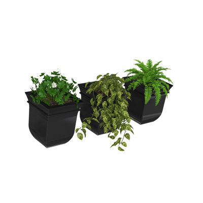 Pot à fleurs en résine Nadja