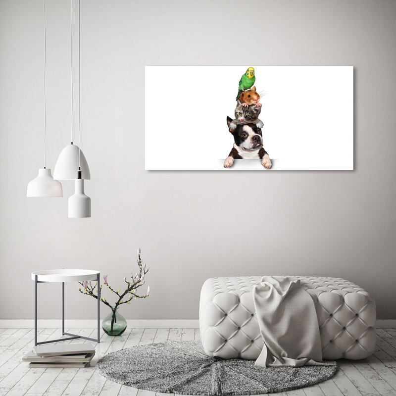 Group Of Animals - Wrapped Canvas Print