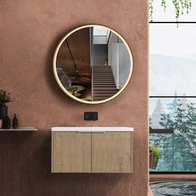 Ensemble de meuble-lavabo mural 30 po
