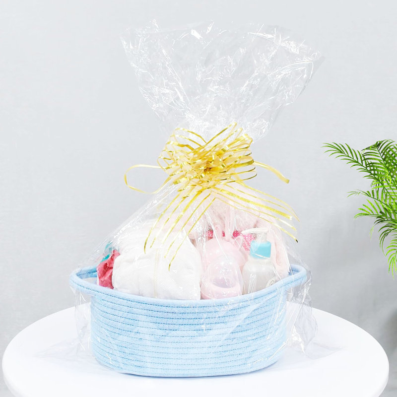 Small Woven Storage Basket with Handles