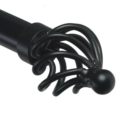Gengler Adjustable Single Curtain Rod