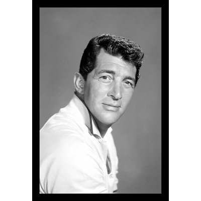 Dean Martin - reproduction de photo sur papier encadrée