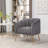Mariantonietta Velvet Barrel Chair-914736328