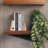 Book Ends For Shelves - Handmade Wooden Bookends With Metal Base, Walnut Tree - Sturdy Book Holders For Heavy Books - Fancy Modern Decorative Book Accessories To Hold Books Firmly On Bookshelf-1372405972-1372405971