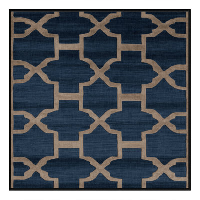 Machine Washable Trellis Gray Area Rug