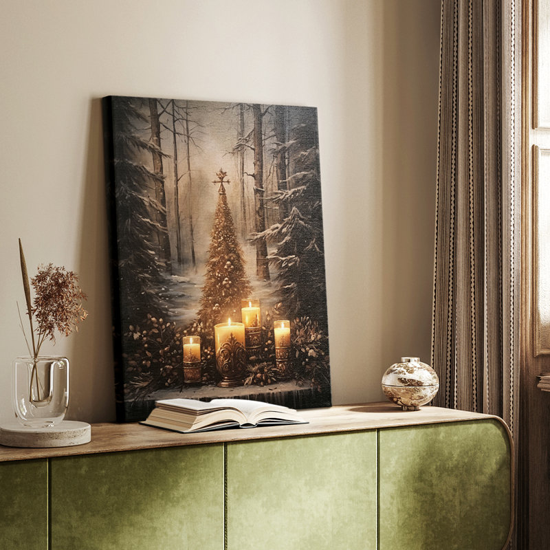 Fêtes de Noël, art Dxxx - galerie sur mesure, H 36 po x l 24 po