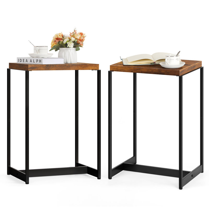 End Table Set, Brown