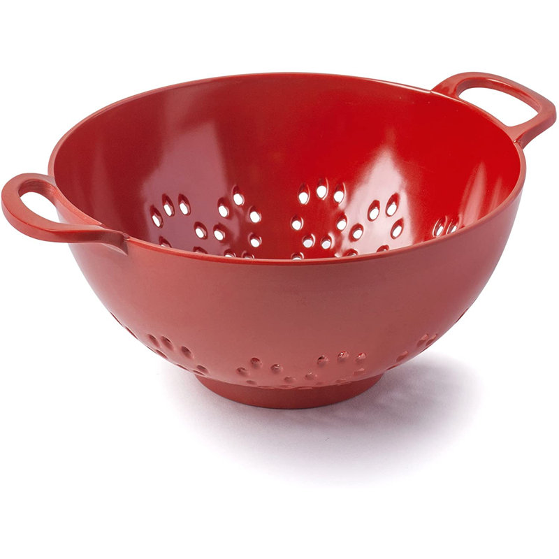 Premium Melamine Colander, Small 15cm, Red