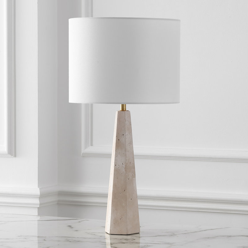Gabryanna Standard Table Lamp, Travertine