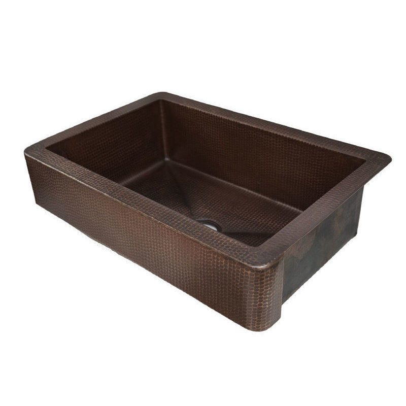 Bloomsbury Market 530mm W Single Bowl Copper Kitchen Sink