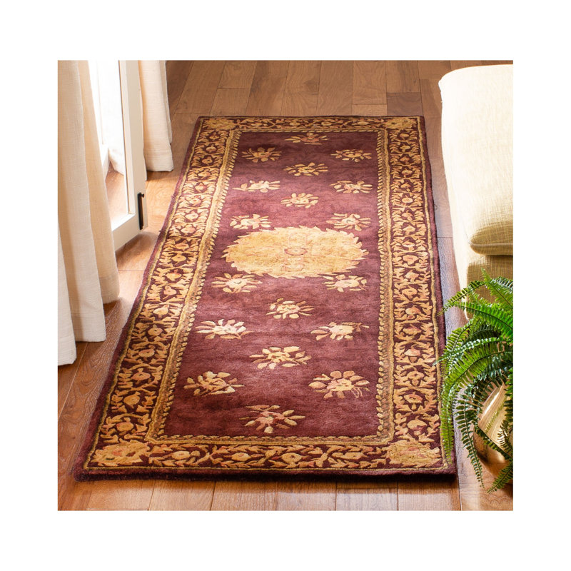 Loren Hand Tufted Wool Oriental Rug, Runner 2'6" x 12'