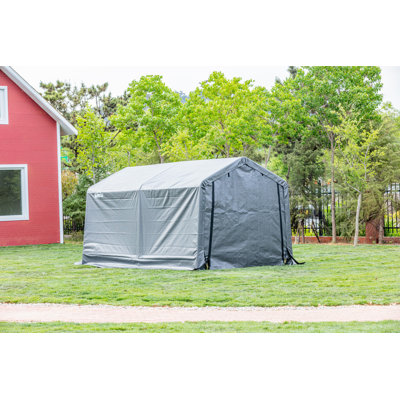 8' W x 14' D Portable Garage and Storage Shed