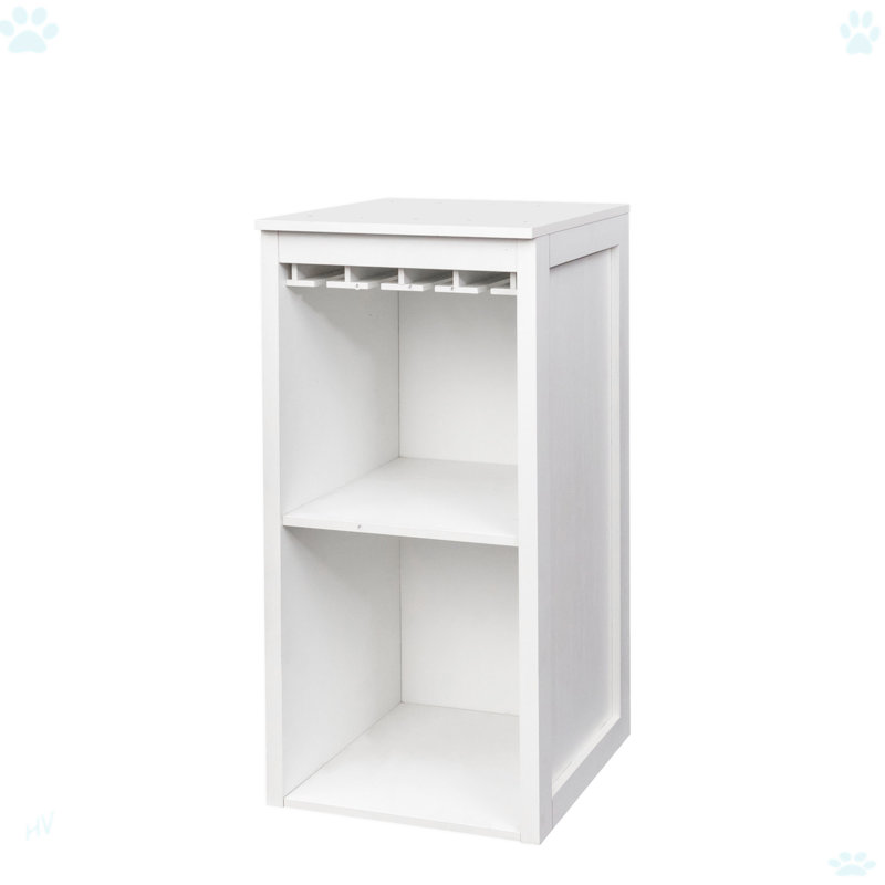 Modular Wine Bar Cabinet With Storage Shelves For Dining Room