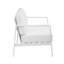 Causeuse d'extérieur en aluminium 51 po avec coussins Sunbrella Armando-292481602-276657726