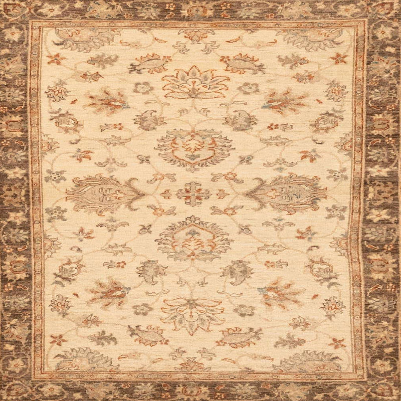 Tapis abstrait moderne 4000, Carré 7 pi