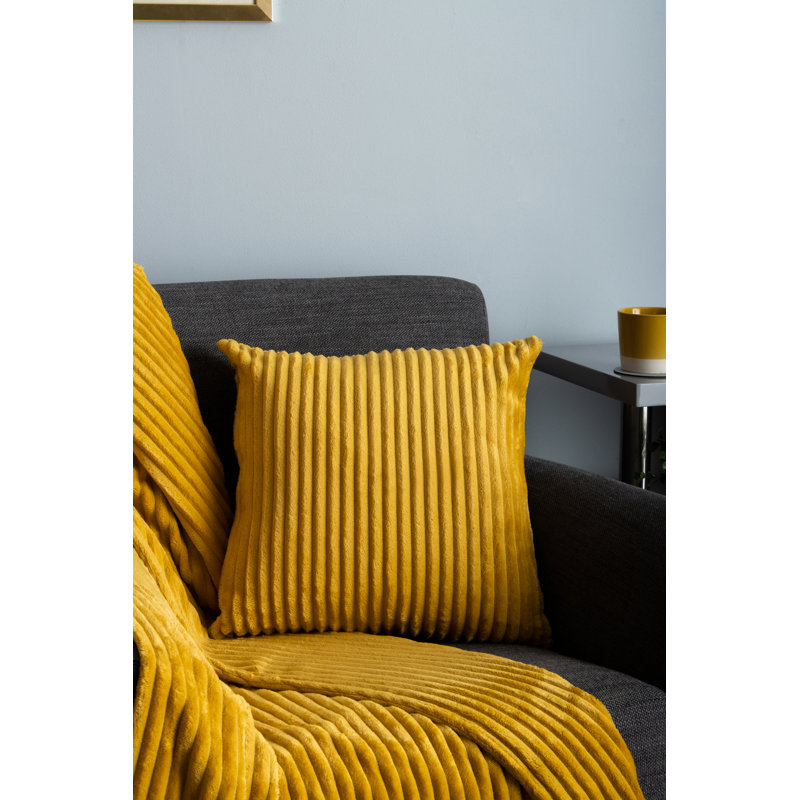 Liscomb Square Cushion, Ochre