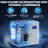 Coolski Commercial Ice Maker Machine 550lbs/day, 22’’ Wide Industrial Ice Machine With Large Storage Bin, Ice Ready In 5-15 Min Stainless Steel Etl Approved