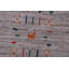 Tapis indien en laine fait à la main de style Gabbeh 9 x 12