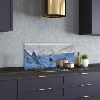 Garnell 50cm W x 100cm L Glass Peel and Stick Panel