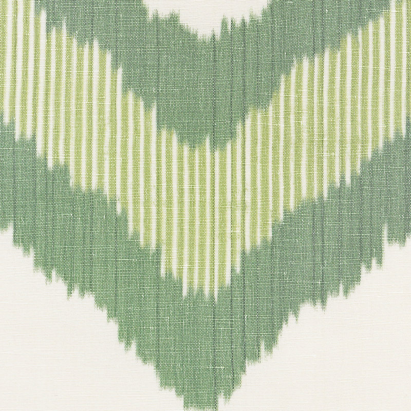 Tissu à chevrons, Vert