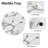 Guein 12” Round Natural Marble Tray-873599672