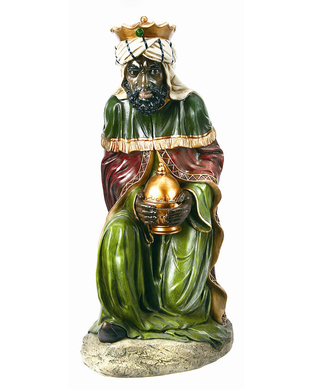 Polyresin Garden Statue, 24" H x 13,98" L x 10,43" D
