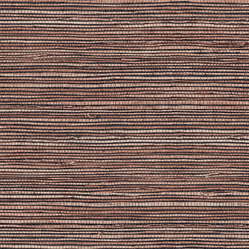 Emperor Grasscloth Emerald Wallpaper, Orange