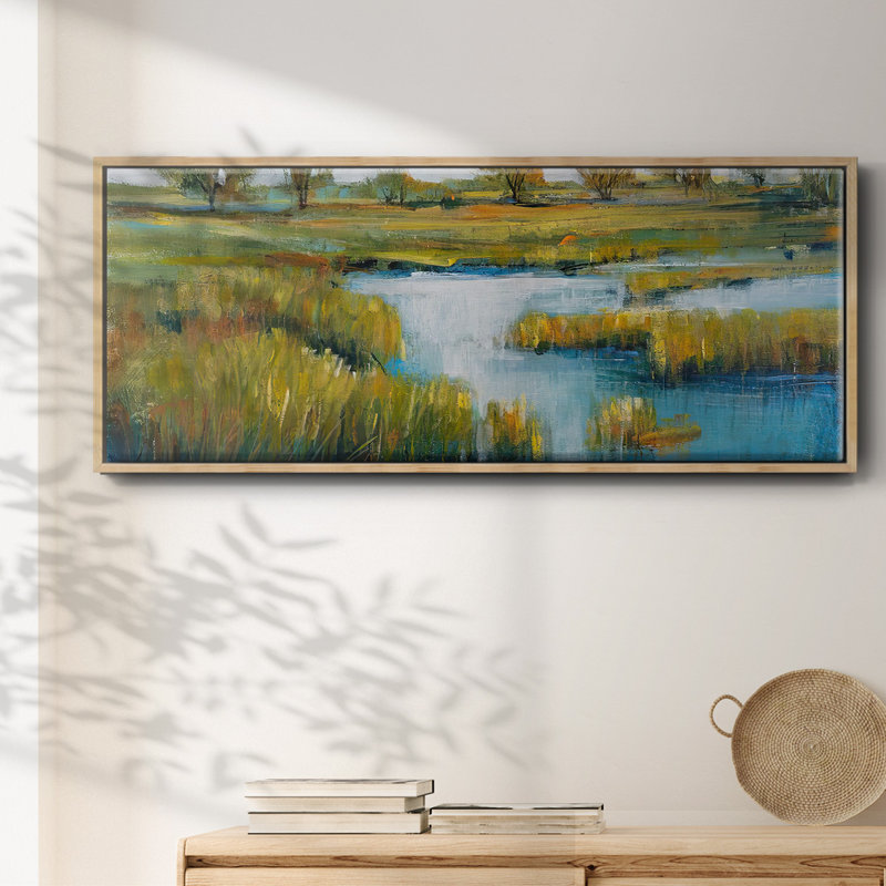 Marshland View IV - Framed Canvas