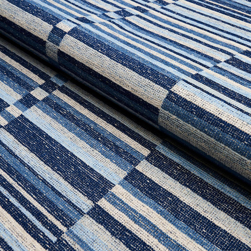 Tierra Stripe Fabric, Blue