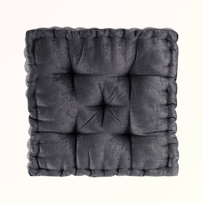 Poly Chenille Square Floor Pillow Cushion