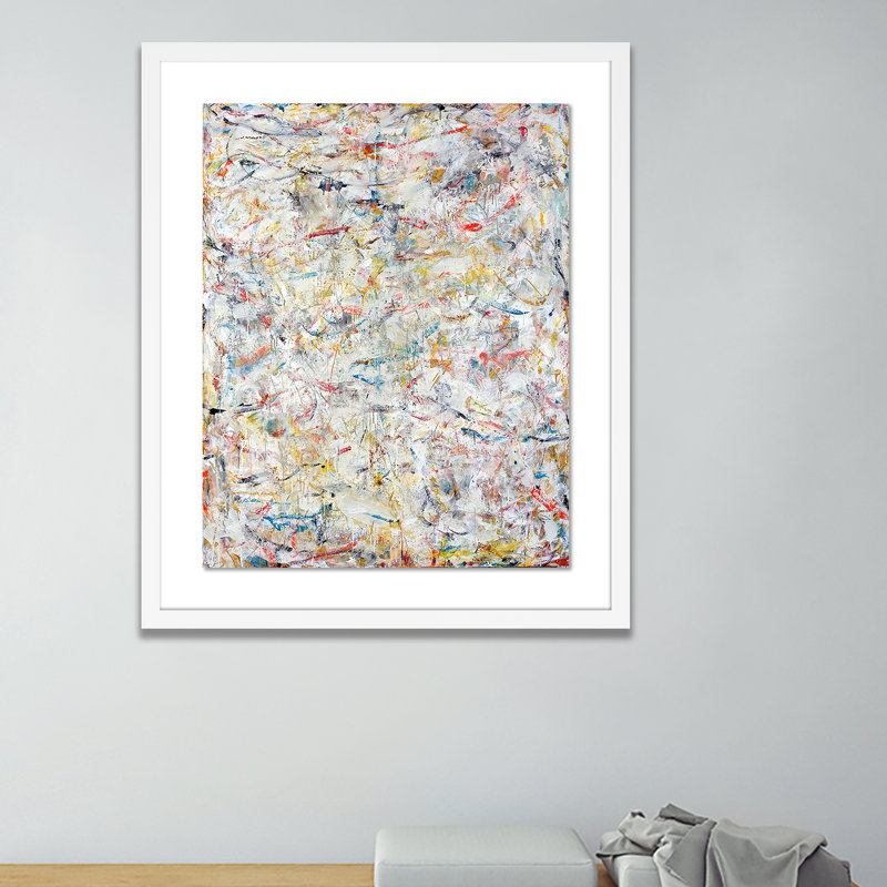 Elysium #21 Painting by Brad Ellis, White, 24" H x 20" W x 1.5" D