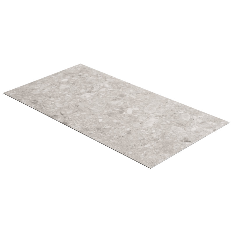 Stonehenge Rizzo LVT 12MIL 12" W x 24" L Terrazzo Look Glue Down Luxury Vinyl Tile, Gray
