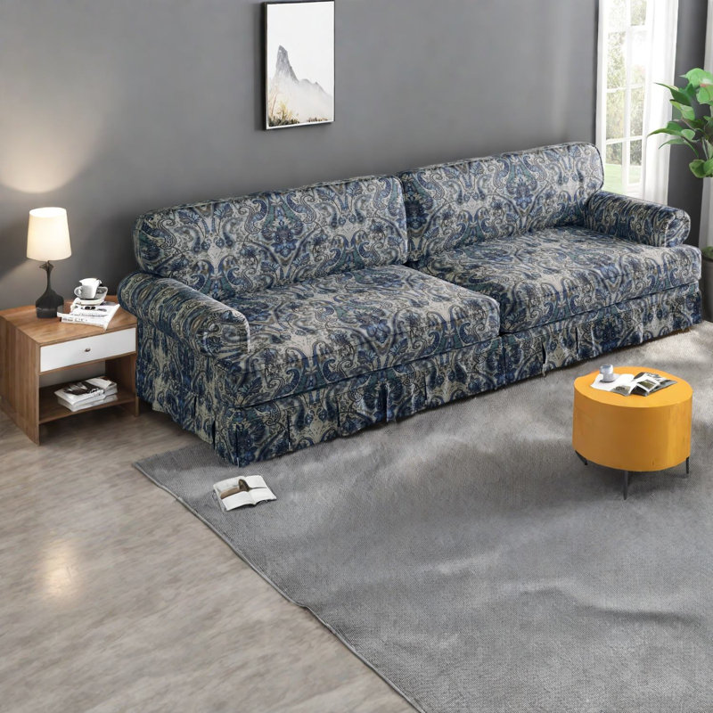 Canapés confortables en tissu Oxford, design Mid-Century pour un usage domestique