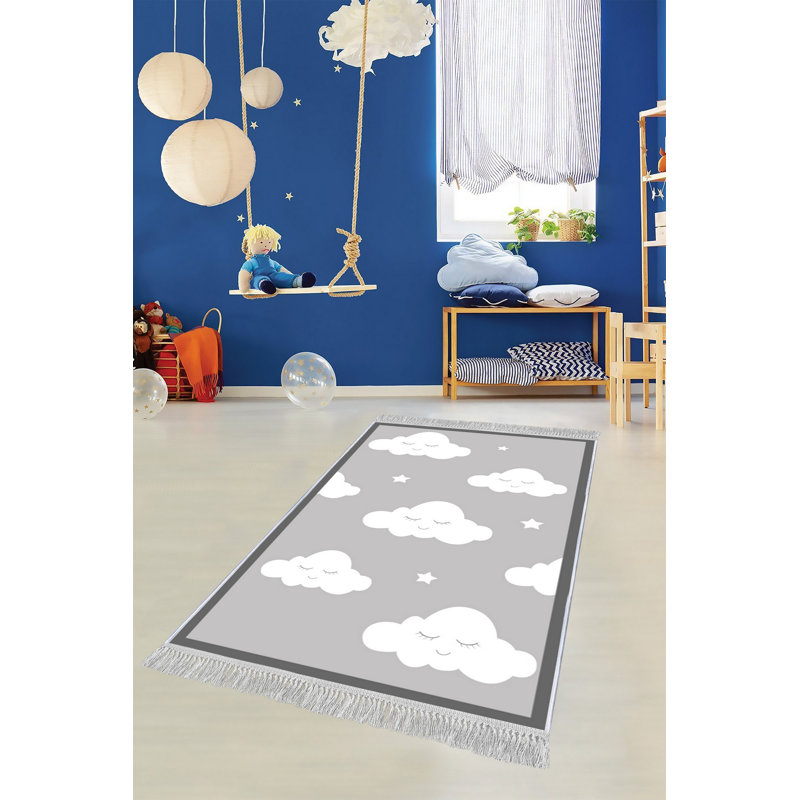 Luxurious Velvet Area Rug, 5.2 x 7.5 ft | 100% Velvet Fabric, 100% Cotton Sole, 0.4 in Pile Height | Antibacterial, Non-Slip, Machine Washable | Elegant 3D Digital Print, Perfect for Living Room & Bedroom Décor
